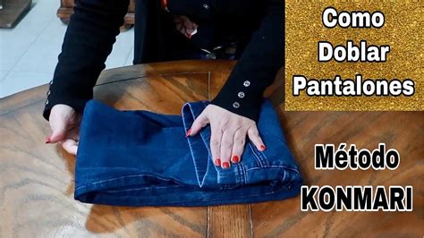 Cómo Doblar Pantalones Método Konmari Youtube