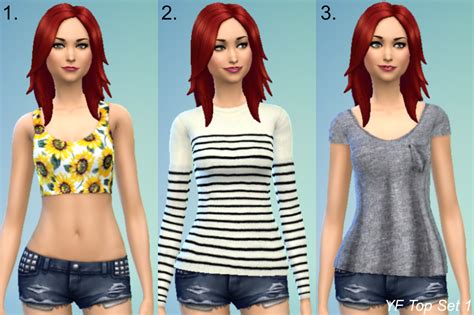 My Sims 4 Blog Clothing For Females By Jietiacreations