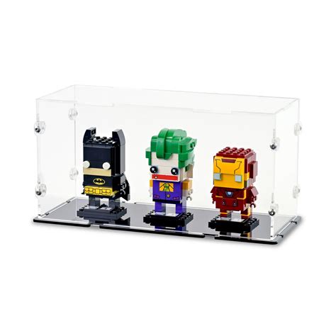 Acrylic Display Case For X3 Lego Brickheadz Idisplayit