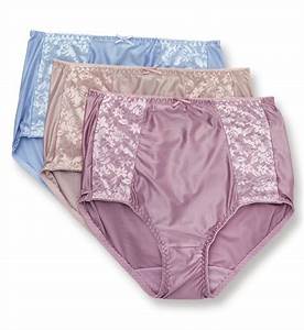 Women 39 S Bali Dfdbb3 Double Support Brief 3 Pack Gloss