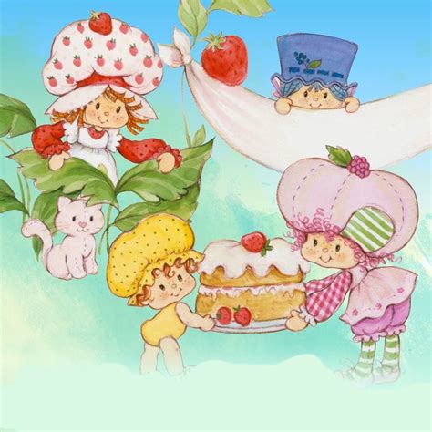 ♥ Emily Erdbeer And Friends ♥ Strawberry Shortcake Cartoon Vintage