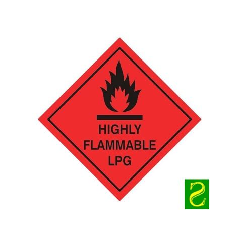 Highly Flammable Lpg Safety Signs Uk