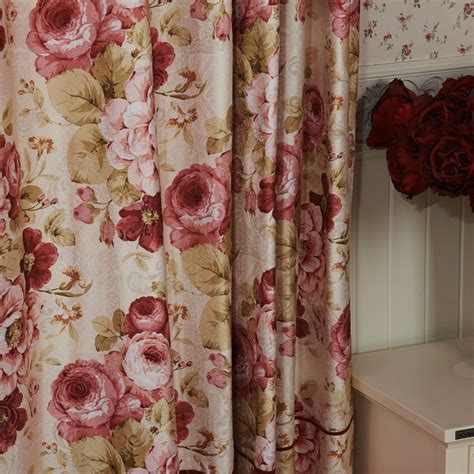 Pin On Floral Curtains