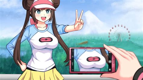Camera Zooming On Rosas Breasts Cute Pokemon Black Pokemon Pokémon