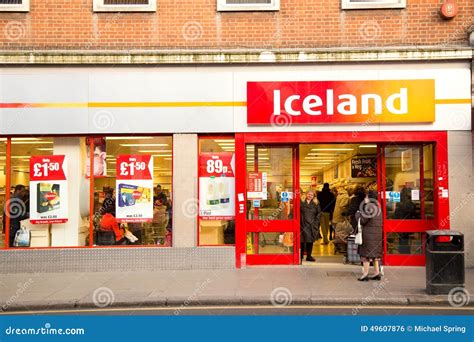 Iceland Editorial Photo Image Of Corporation Foodstore 49607876