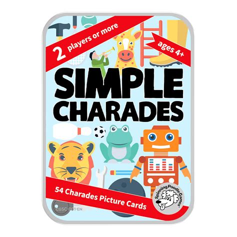 Buy Simple Charades A Super Simple Set Of Fun Charades Picture Cards