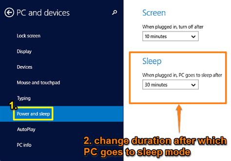 Change Idle Time After Which Windows 10 Goes To Sleep