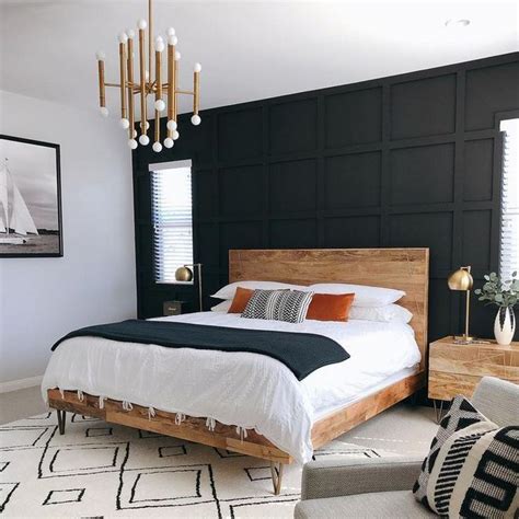 37the Pitfall Of Black Accent Wall Bedroom Homesdeccor Modern