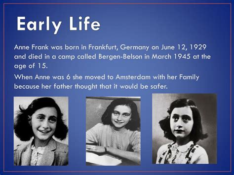 Ppt Anne Frank Powerpoint Presentation Free Download Id5405683