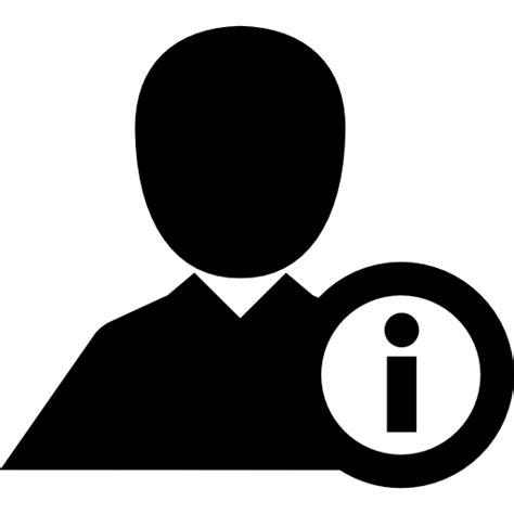 Personal information interface symbol - Free interface icons