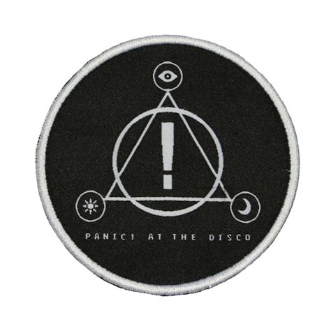 Panic At The Disco Symbol Patch American Rock Band Emblem Iron Etsy