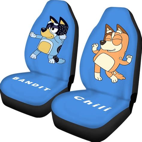 Bluey Seat Covers For Car Etsy