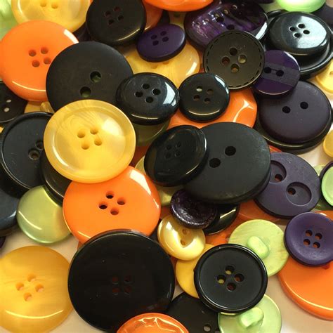 50 Assorted Mixed Colour Buttons Assorted Buttons Button Art Choice