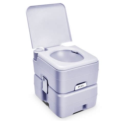 53 Gallon 20l Portable Toilet Flush Travel Camping Outdoorindoor