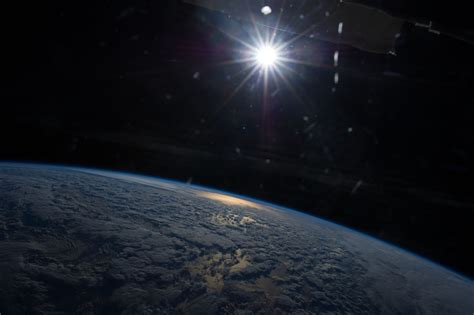 Terra And Sol Seen From The International Space Station Earth Blog