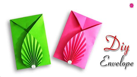 Diy Envelope How To Make A Paper Leaf Envelope Easy Origami