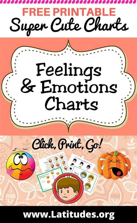 Free Printable Feelings And Emotions Charts For Kids Acn
