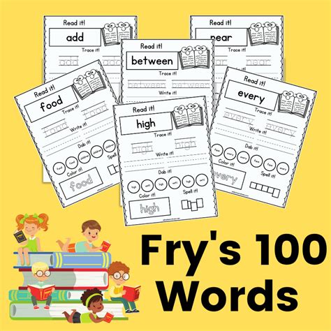 Fry Sight Words First 100 Words Sa
