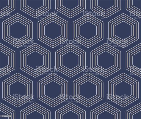 Japanese Turtle Shell Seamless Pattern Stock Illustration Download
