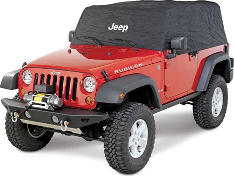 Mopar® Jeep® Logo Cab Cover For 07 17 Jeep®® Wrangler Jk 2 Door Quadratec