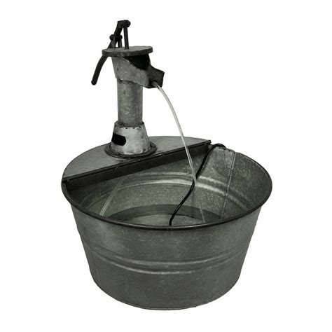 When i get an empty bucket using the / bitbucket 30 empty command, could not i get water with it? Vintage Style Galvanized Metal Water Pump & Wash Bucket ...