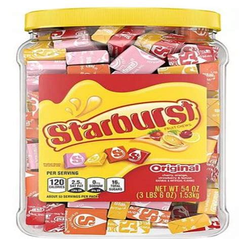 Starburst Original Fruity Chewy Candy Bulk Jar 3lbs 6oz Ebay