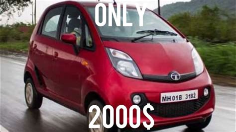 Top 5 Cheapest Cars In The World Youtube