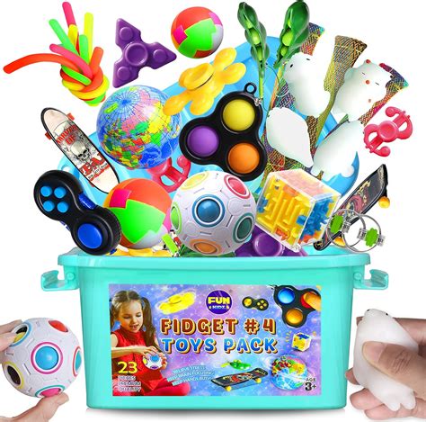 Fidget Toys Box For Girls Boys Funkidz Fidget Pack For