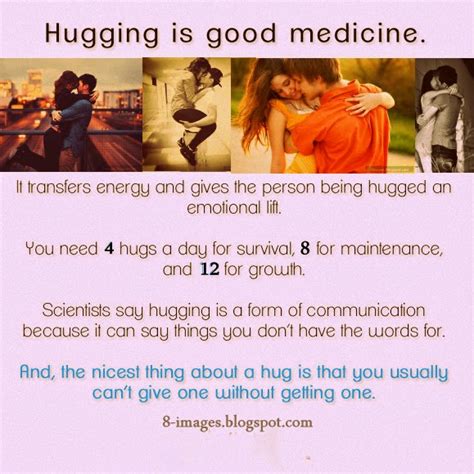 Hugging Is A Good Medicine Quotes