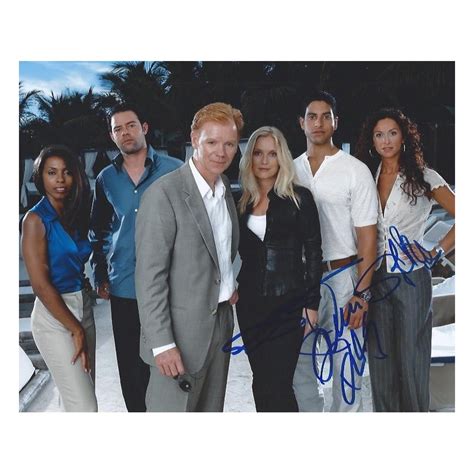 Sofia Milos Emily Procter And Adam Rodriguez Csi Miami Autograph