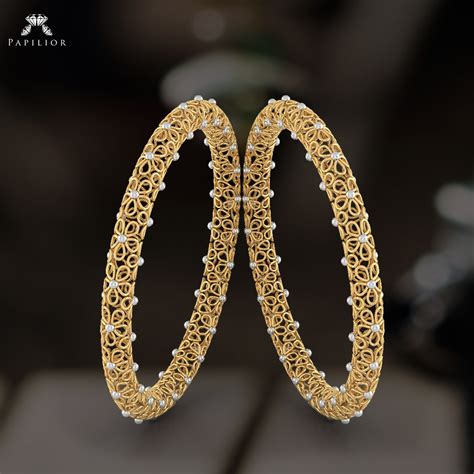 papilior top trending gold bangles design 2019 south india jewels