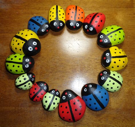 Everywhere in the world people believe that ladybugs bring luck and many good things, and i hope that this little embroidery will bring. 55 Ladybug Painted Rocks Ideas | How to Make It