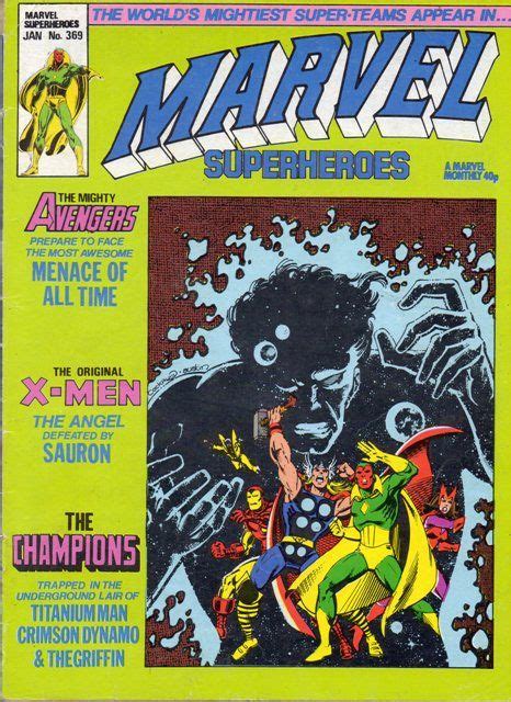 Marvel Super Heroes Uk Vol 1 369 Marvel Comics Covers Marvel