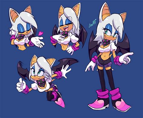 Rouge The Bat Redesign By Jamoart Sonic The Hedgehog Know Your Meme