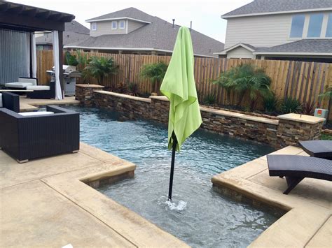 Photos Umbrella — Backyard Amenities Houston Pool Builder In