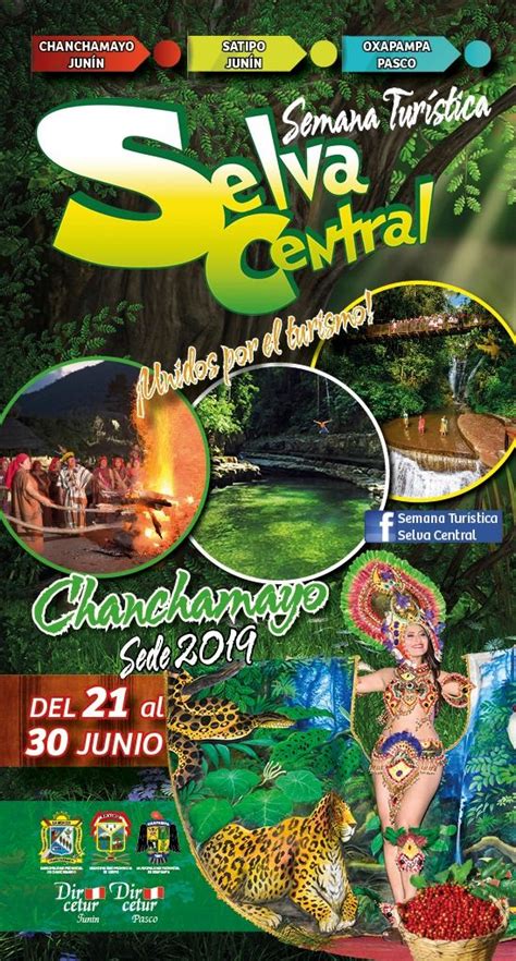 Semana Turística De La Selva Central 2019 Turistico Selva Turismo