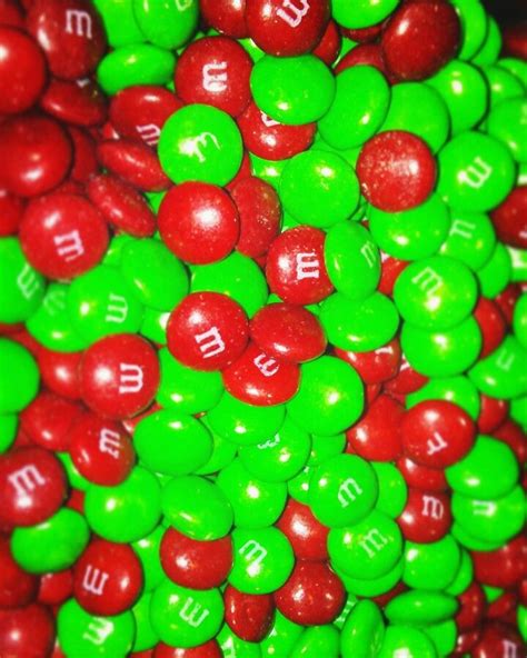 Red And Green Mandms For Christmas Time 🎄 Christmas Mandms Green Candy