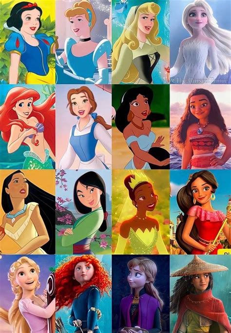 Disney Princess Lineup Official Disney Princesses Disney Princesses
