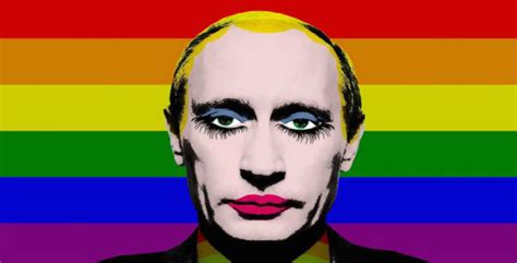 putin ‘gay clown image now illegal in russia michael stone