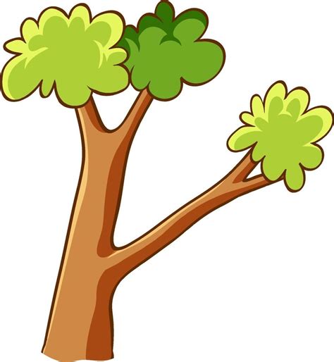 ramas de árbol en estilo de dibujos animados 3274646 Vector en Vecteezy