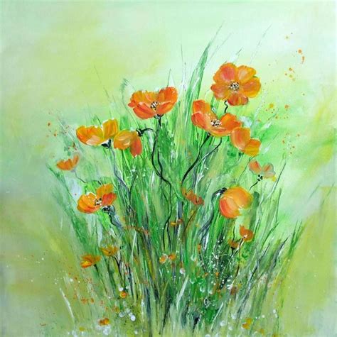 Bildergebnis für ölbilder malen vorlagen blumen Resin Painting, Flower