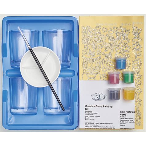 Creative Glass Painting Kit From House Of Crafts