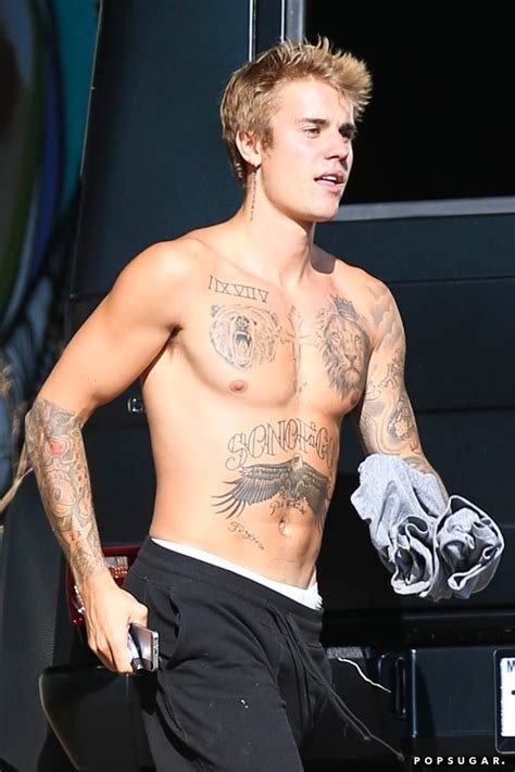 Justin Bieber Shirtless Pictures Popsugar Celebrity Photo 15