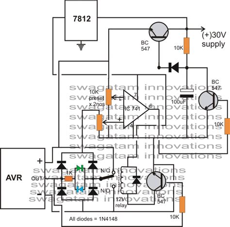First, a function generator (also called a tone generator) is an electronic device that can output a before continuing to the last part of the schematic, the part with the function generator ic, let me. Automatic Voltage Regulator (AVR) Analyzer | Homemade ...