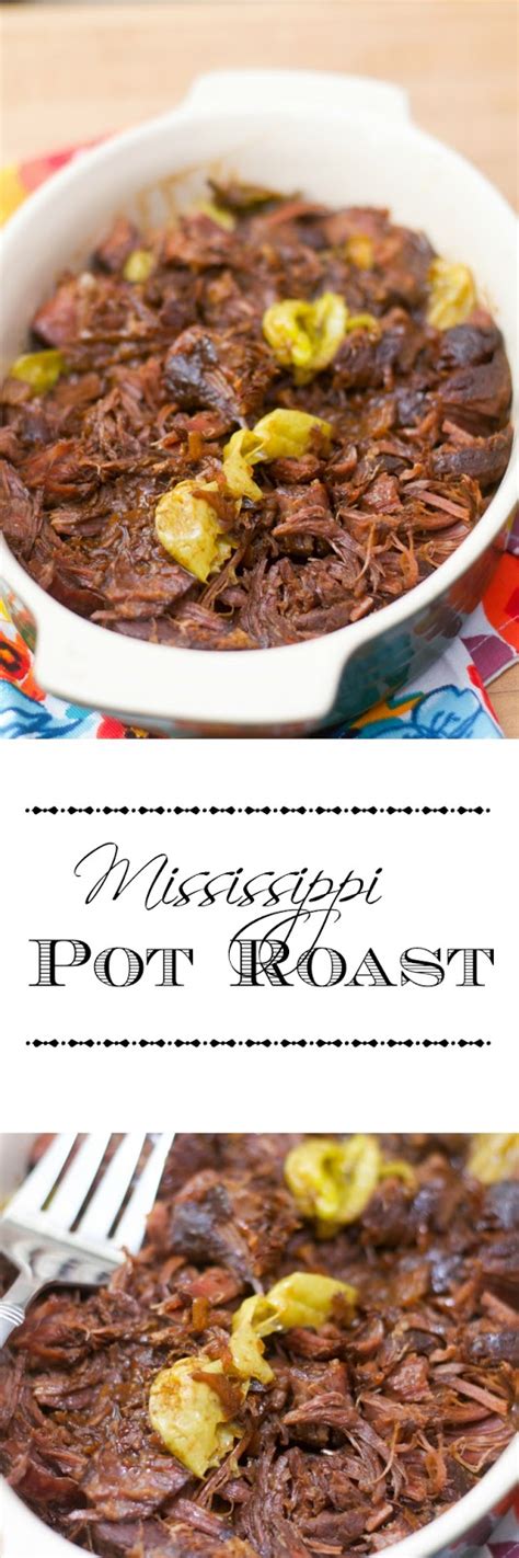 Recipe below for our easy crock pot roast! Mississippi Pot Roast Recipe Crock-Pot - The Kitchen Wife