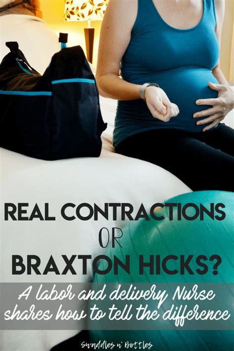 Braxton Hicks Vs Real Labor Contractions How You Can Tell The Difference Swaddles N Bottles