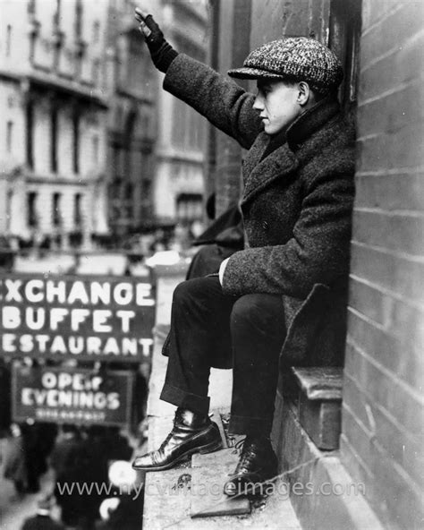 Curb Exchange New York 1915 Foto