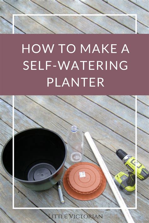 How To Make Self Watering Planters Little Victorian