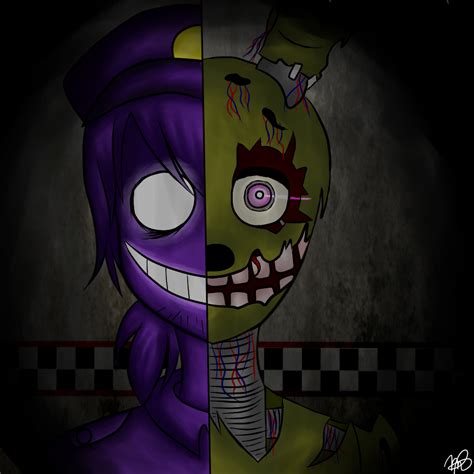Springtrap And Purple Guy Aka William Afton Purple Guy Fnaf Night My Porn Sex Picture