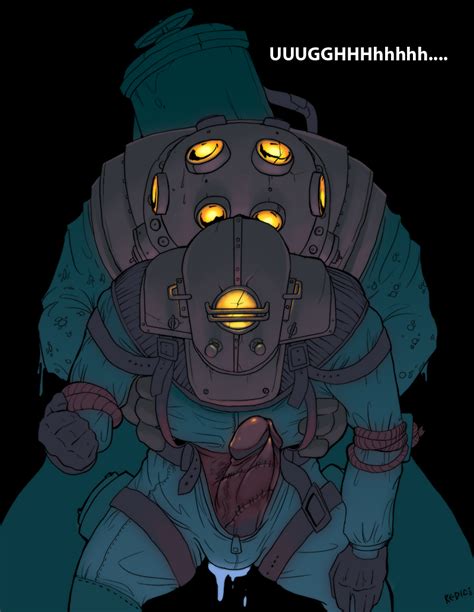 Rule 34 Anal Big Daddy Bioshock Bouncer Erection Gay Male Male Only